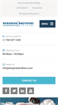 Mobile Screenshot of bergmanbrothers.com
